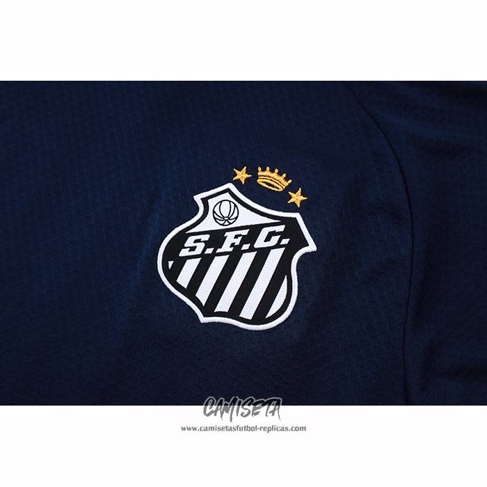 Chandal del Santos 2025-2026 Manga Corta Azul - Pantalon Corto